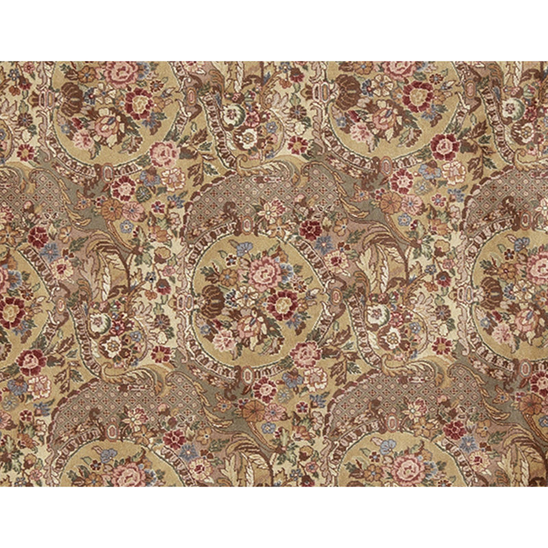Tapis rectangulaire en laine noué à la main