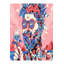 Tapis décoratif moderne lavable à la machine rose-1691331644
