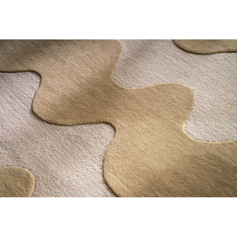 Lokki Black | 133905, Butter, Rectangle 5'7" x 7'10"