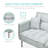 Cordlandt 75.5'' Upholstered Convertible Sofa-688575705