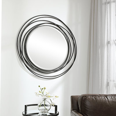 Miroir décoratif biseauté moderne et contemporain Moberly