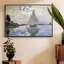 Voilier au petit sur toile-92496676-92496677