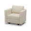 Fauteuil de rangement en simili cuir Colusa-1301448448