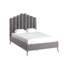 Lit plateforme tapissier en velours Vilkina Art Deco-70999394