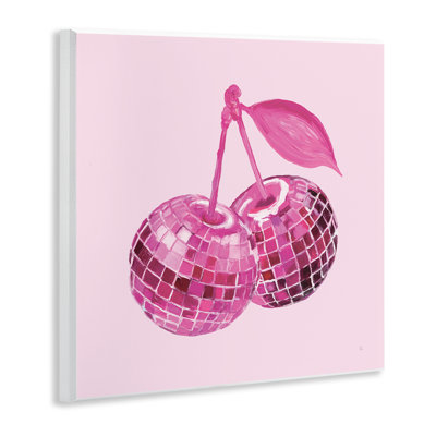 "Pink Glam Disco Cherries", art par Sarah Adams