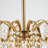 Mid-Century Modern 6-light Dimmable Tiered Crystal Chandelier Luxury-346289787-346289785