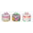  Ceramic Lidded Boxes Set of 3 Spring Home Decorations