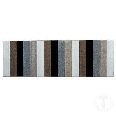 Striped 60cm X 180cm Indoor / Outdoor Area Rug