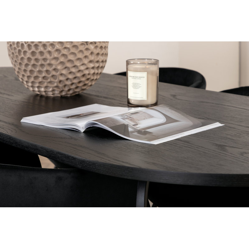Skate 4 - Person Dining Set, Black