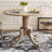 Denholme 2 - Person Extendable Pine Solid Wood Top Pedestal Base Dining Set-16567022-87527418