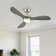 42" 3 - Blade Small Room Ceiling Fan with LED Light and Remote