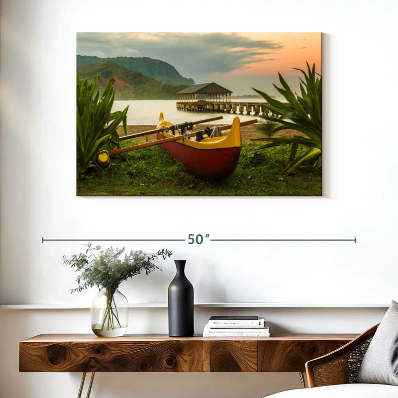 Mehar Hanalei Canoe, 26" H x 39" W