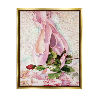 «Ballet Dance Shoes», art mural sur toile flottante par Judy Koenig
