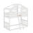 Twin Over Twin House Bunk Bed With Ladder-572416387