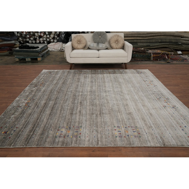 Handmade Gabbeh Style Oriental Area Rug 9x9