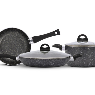 5 - Piece Non-Stick Aluminum Cookware Set