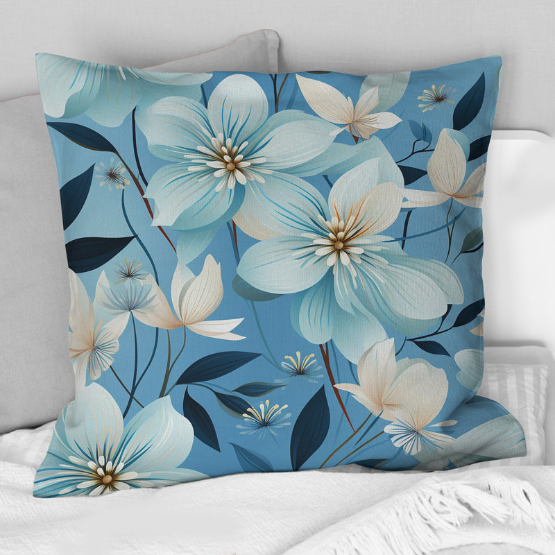 Coussin Blue Coastal Harmony, H 18 po x l 18 po