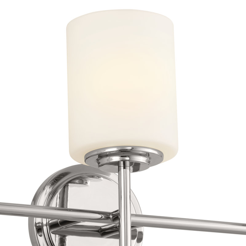 Luminaire de salle de bain, Nickel poli, 3