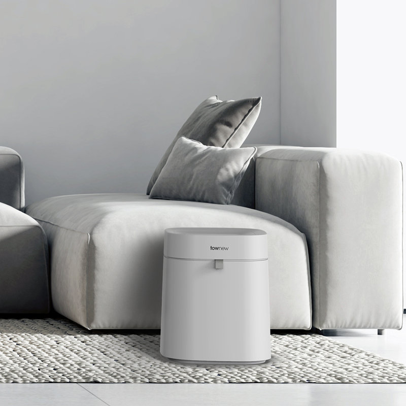 Smart Scellant 4,4 gallons Poubelle, Blanc