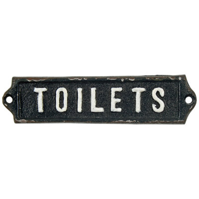Benvolio "Toilets" Door Sign