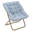 Fauteuil surdimensionné rembourré avec soucoupe et repose-pieds-2002764922