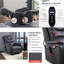 Fauteuil de massage chauffant en cuir véritable-98194843