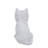 Sitting White Terrier Dog Statue