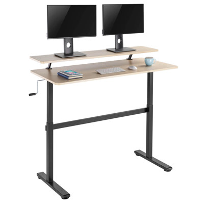 Tranzendesk Adjustable Metal Base Standing Desk