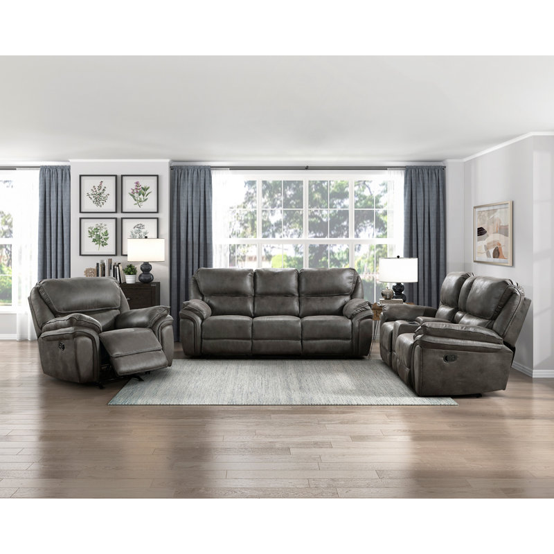 Fauteuil inclinable en microfibre de 1 pièce