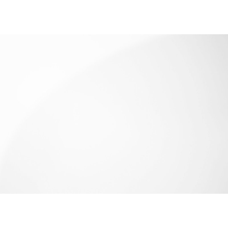 Bureau contemporain pour petit espace de travail - 122 cm (48 po) - Blanc lustré - Piètement en métal - 2 tiroirs et étagère ouverte - Installation et rangement pour ordinateur