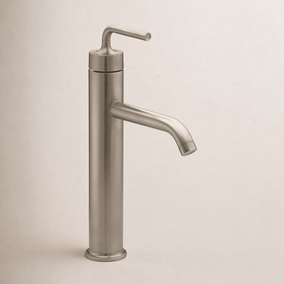 Purist Vessel Bathroom Faucet with Drain