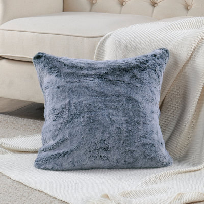 Heavy Faux Fur Throw Pillow Cover