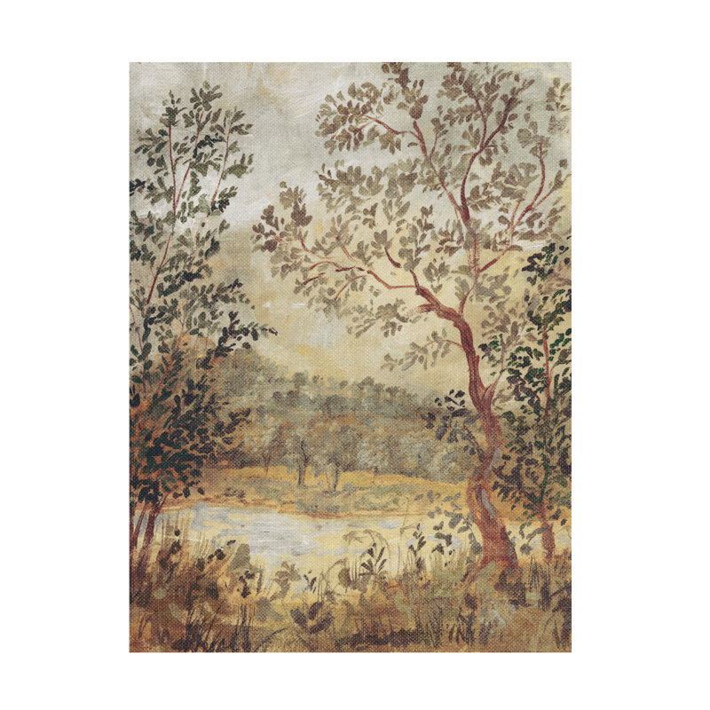 Art mural sur toile tendue - «Smoketree Tapisserie I» de Victoria Barnes pour décoration de salon, de chambre à coucher ou de bureau - 35 x 47