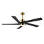 Ventilateur de plafond standard à DEL à 5 pales Athanafis avec télécommande et ensemble d'éclairage inclus-653865801-625809390-626527550