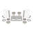 Double-head Beverage Dispenser Base with 2 Faucet,Countertop Beverage Dispenser