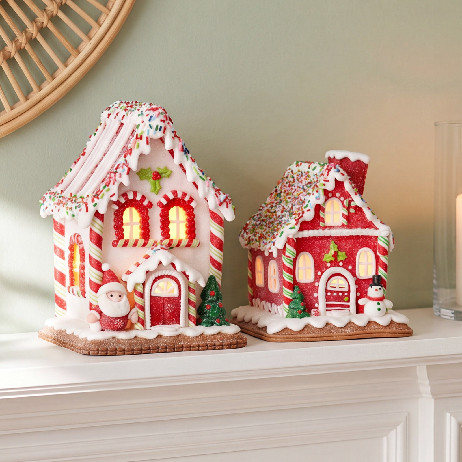 2-Piece Cookie Sprinkles House Accent Set