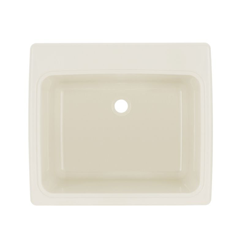 25'' L x 22'' W Laundry Sink, Bisque