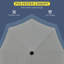 Parasol de patio 6,6 x 6 pi avec auvent double face, gris foncé-97812938