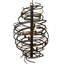 Lustre géométrique 9 lumières façon bougie