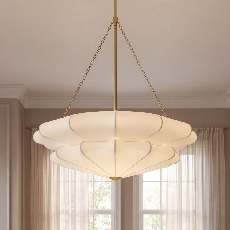 Coppell 3-Light Pendant in Warm Brass