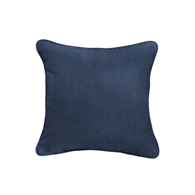 Ansonia Sunbrella® Outdoor Throw Pillow, 18" x 18", Spectrum Indigo