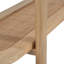 Hedda Rattan & Wood Console 45" Console Table