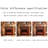Walnut Solid + Manufactured Wood Freestanding Fireplace