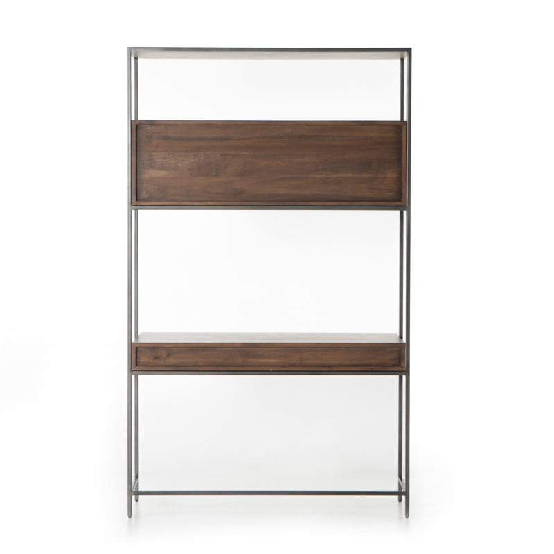Trey Solid Wood Writing Desk, Auburn Poplar