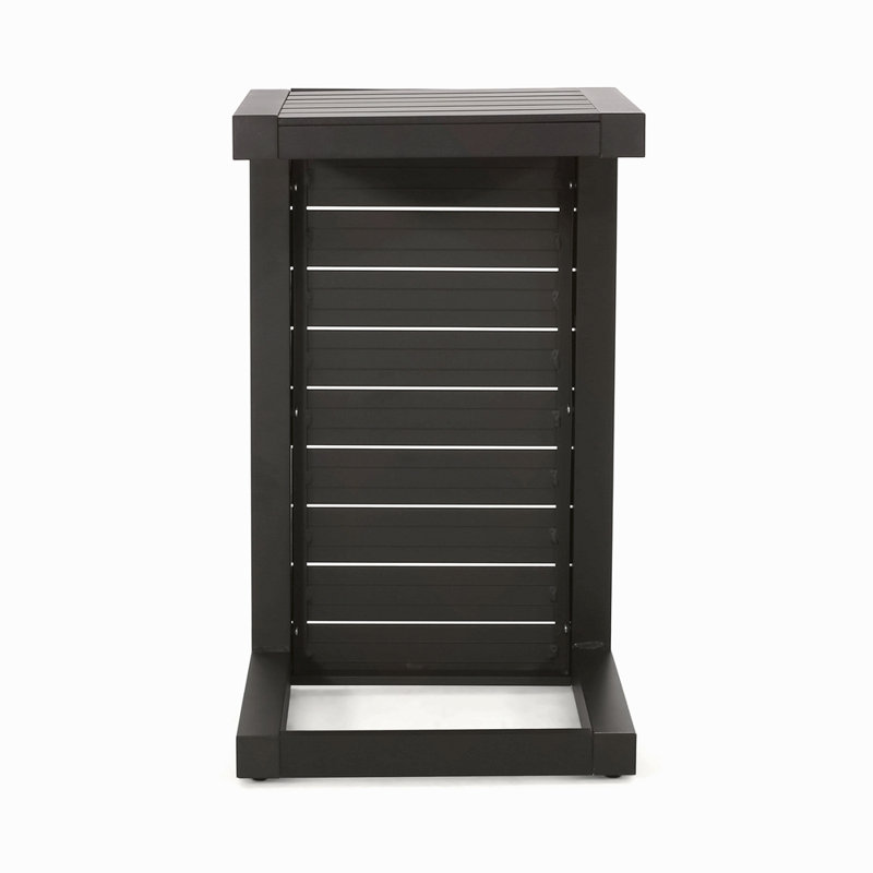 Table en forme de C, Noir