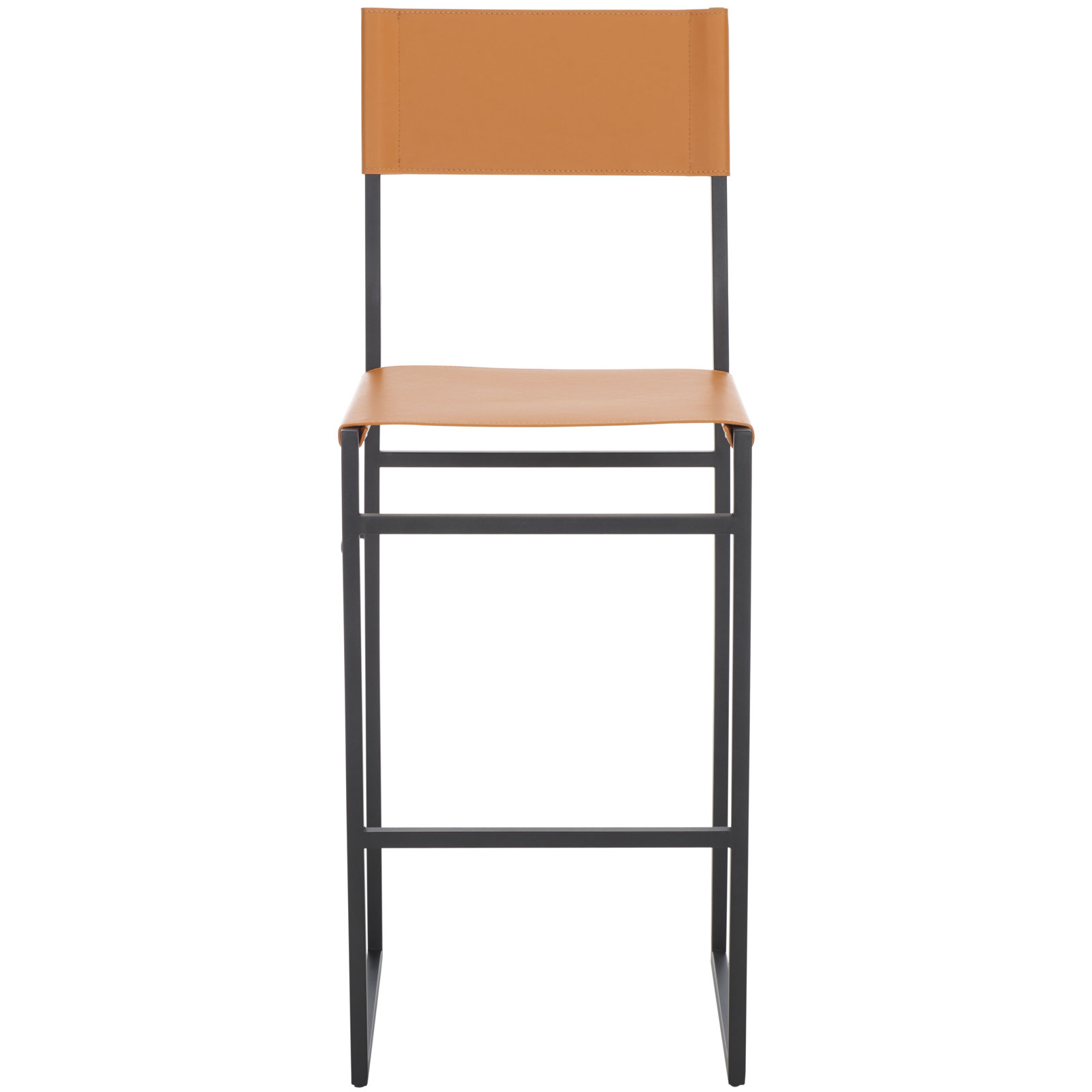 Fairbanks Bar Stool, Cognac, Bar Stool (30" Seat Height)