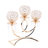 Crystal Three-head Candlestick Candelabra Holiday Decorations For Weddings and Banquets