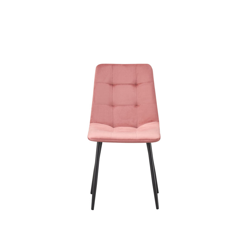 Ashanti 47cm H Upholstered Side Chair, Pink