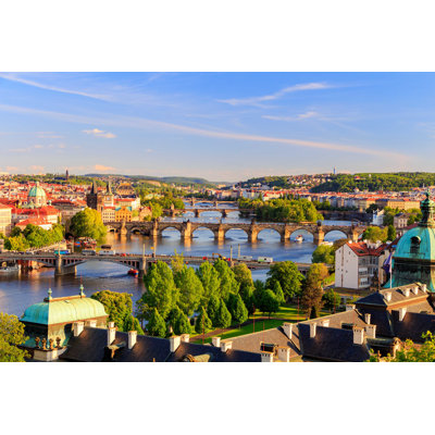 " Charles Bridge And Vltava River "