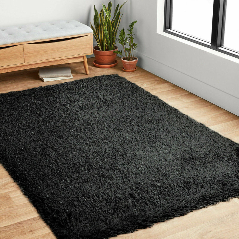 Bremner Solid Colour Area Rug, Rectangle 50 x 80cm